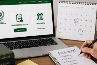 Students preparing after FPSC announces CSS Exam 2027 Schedule with registration and examination dates.