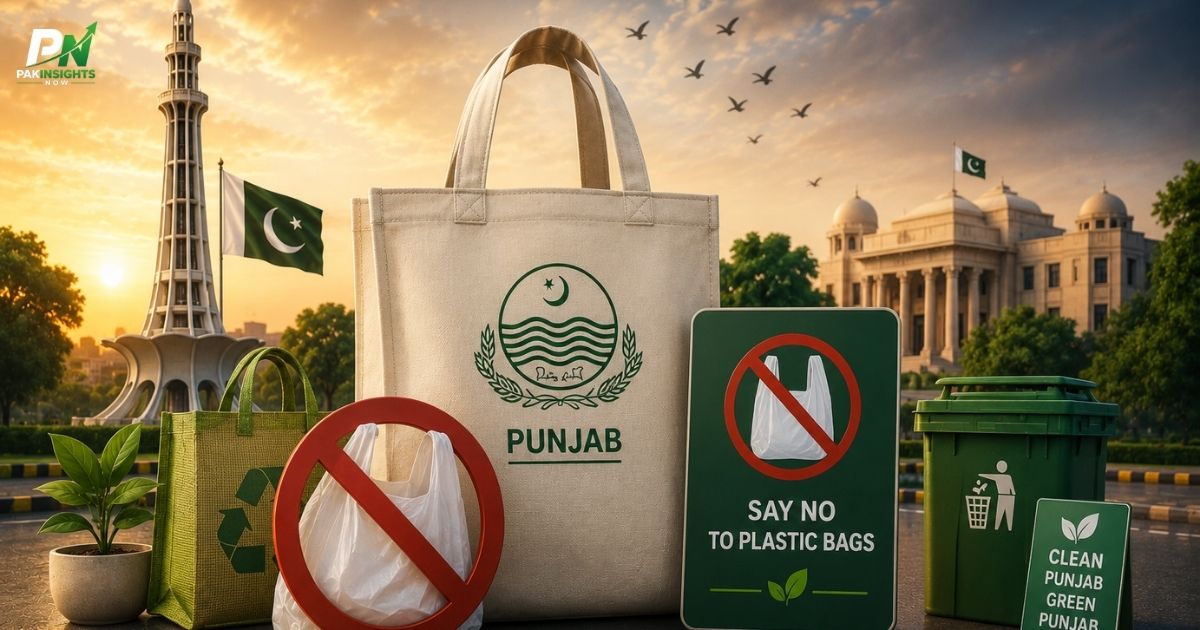 Punjab plastic bag charges ban at a retail store under Punjab EPA's new policy