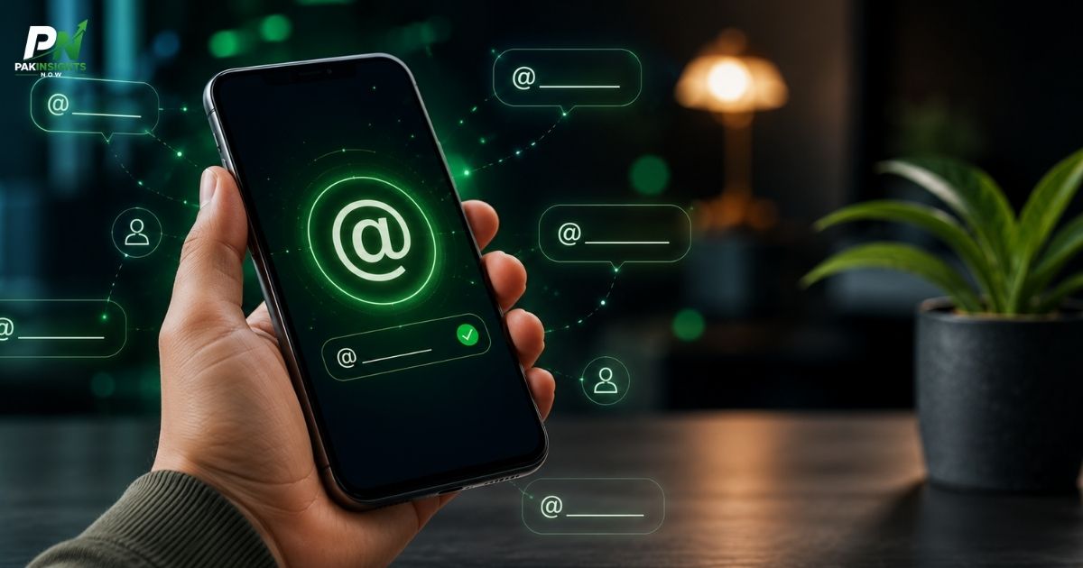 WhatsApp usernames feature showing how to reserve a username in account settings
