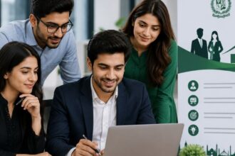 Young graduates applying for the Young Professionals Program 2026 in Punjab